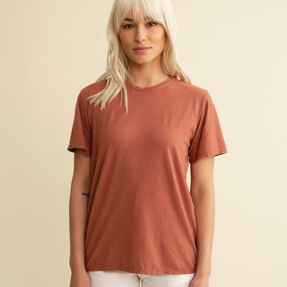 Jungmaven Ojai Tee in Terracotta (L)